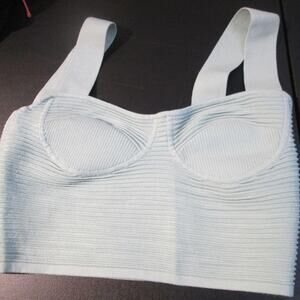Juniors sz s light green halter top by Express